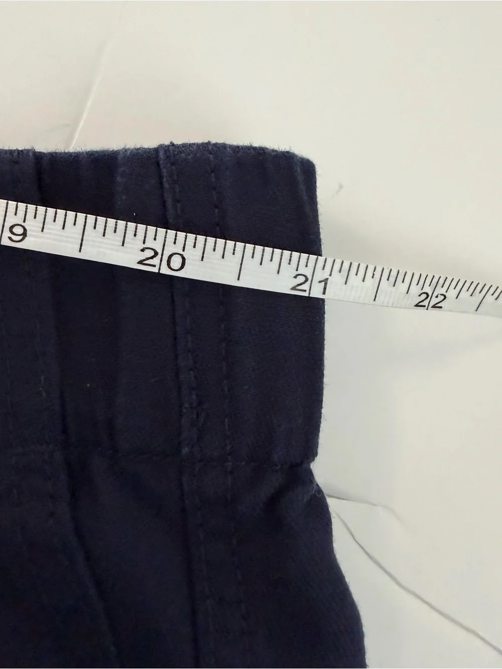 Banana Republic Women's XXL Navy Blue Tencel Linen Chino PullOn Minimalist Pants